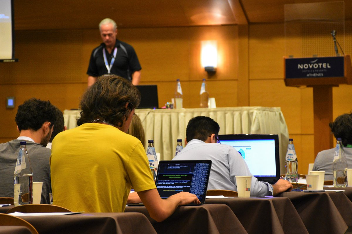 grnet_gr's tweet photo. #Live from the hands-on #ParallelProgramming exercises at the 12th #IHPCSS in #Athens, more than 80 students work and discuss their progress with mentors.

Official event website &amp; agenda: https://t.co/tbTLCZAPU5 

#IHPCSS22 #IHPCSSATH #IHPCSS #GRNET #PRACE #HPC #kernels https://t.co/Z5rNTlbhsH