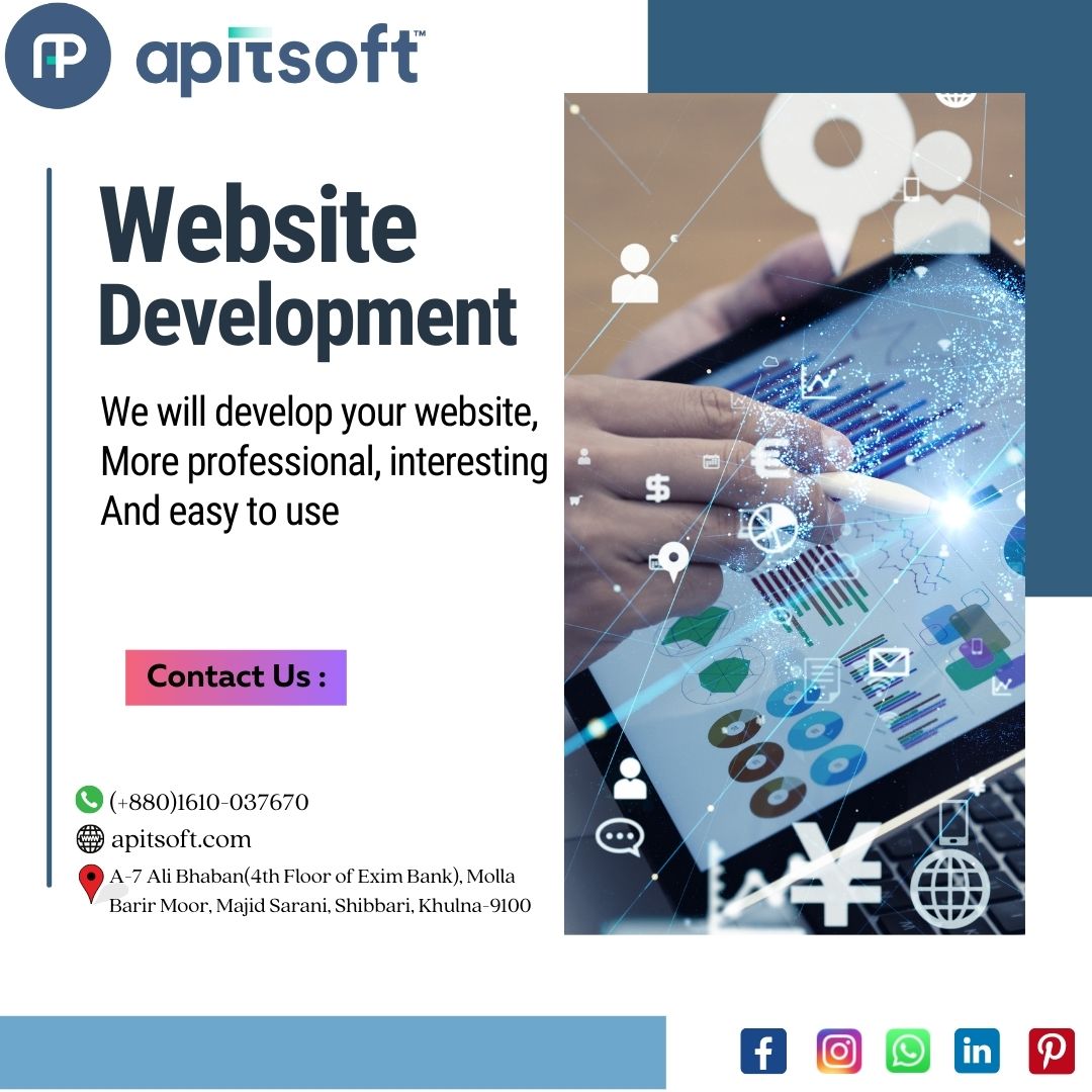 apit_soft's tweet photo. Apitsoft is a very well-known web development company in Bangladesh. We have our own large team for web development.
Contact us for details about the website development:
Website: https://t.co/EzATEUtCM8
#software #softwaredevelopment #softwaredevelope https://t.co/B2lExTqdTf