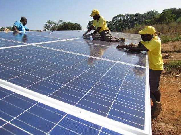 LustreLtd's tweet photo. Making electricity available to rural communities💥
#LES #solarenergy #Siyaquba https://t.co/jSYOZhbbjO