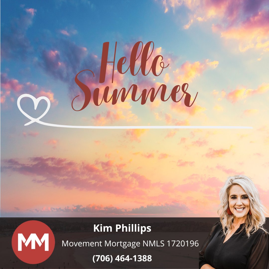 KimMovementLoan's tweet photo. Hello Summer

#Summer #VALoans #Mortgage #Renovations #Loan #Home #Refinance #ColumbusGA #PhenixCity #Movement #Loan #House #RealEstate #Broker #MortgageBroker #Colga #Georgia #Alabama #SmithStation #realestateagent #firsttimehomebuyer #refinance #newhome #investment https://t.co/LYRQWpsNr0