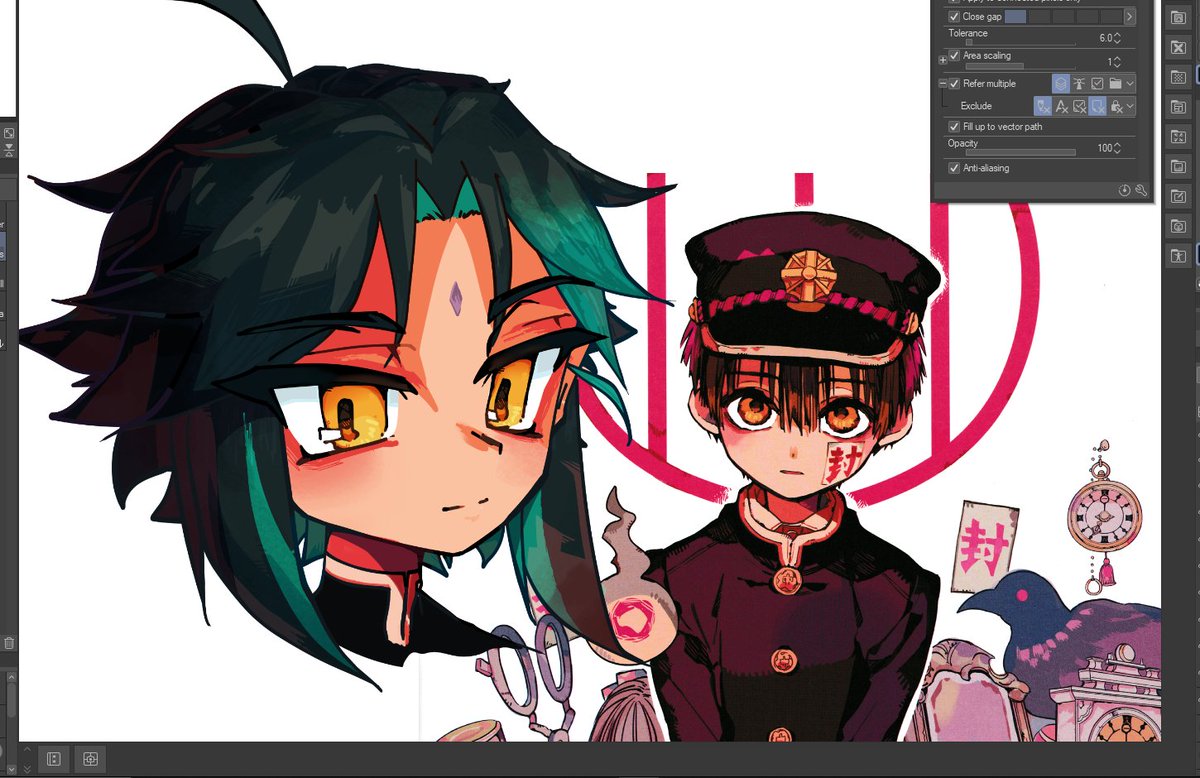 What if genshin but hanako-kun art style,,, #xiao #Genshinlmpact