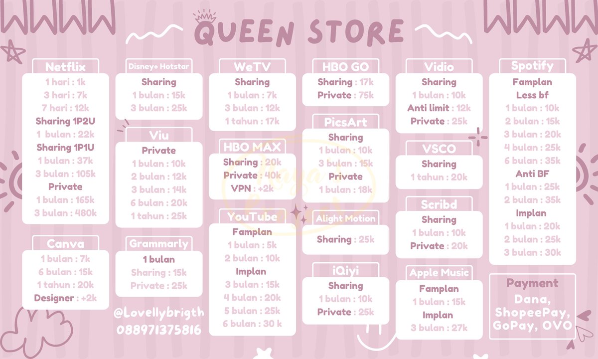 JUAL APLIKASI PREMIUM MURAH tweet media