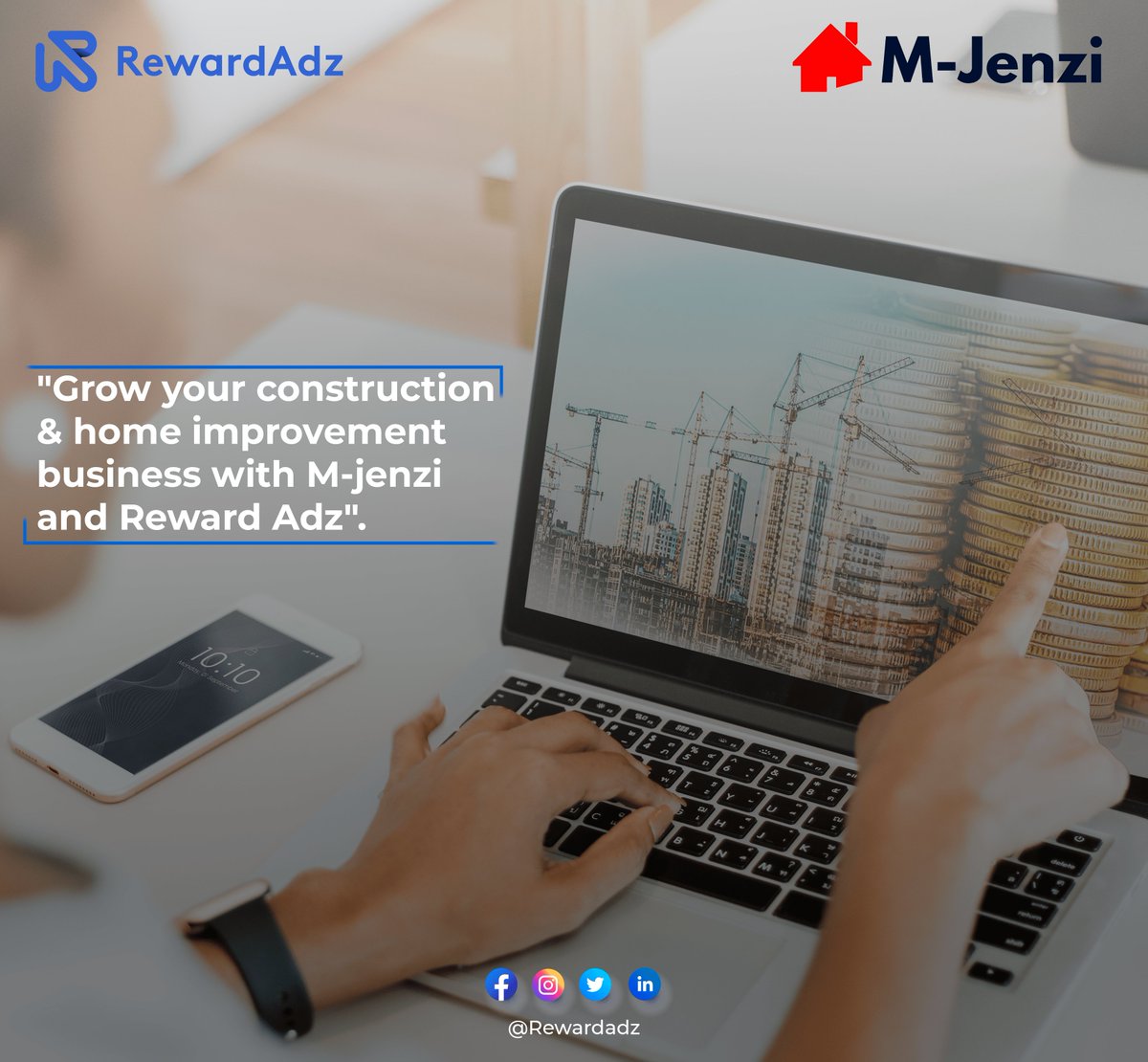 Do you have a home improvement project with a limited budget? Download <a href="/rewardadz/">RewardAdz</a> app on Play Store, watch ads &amp; earn. Click this link to get started with Reward Adz - rewardadz.com/home &amp; visit m-jenzi.com to buy.

#rewardAdz #jijengenamjenzi #homeimprovement