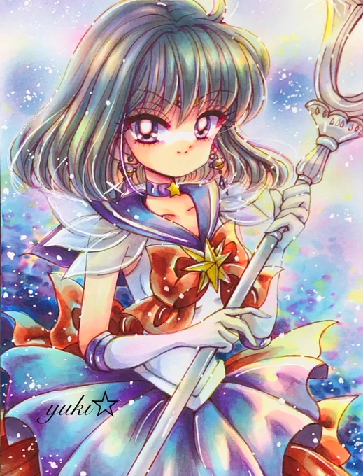 最近リクエストで描いた🐰と🪐 