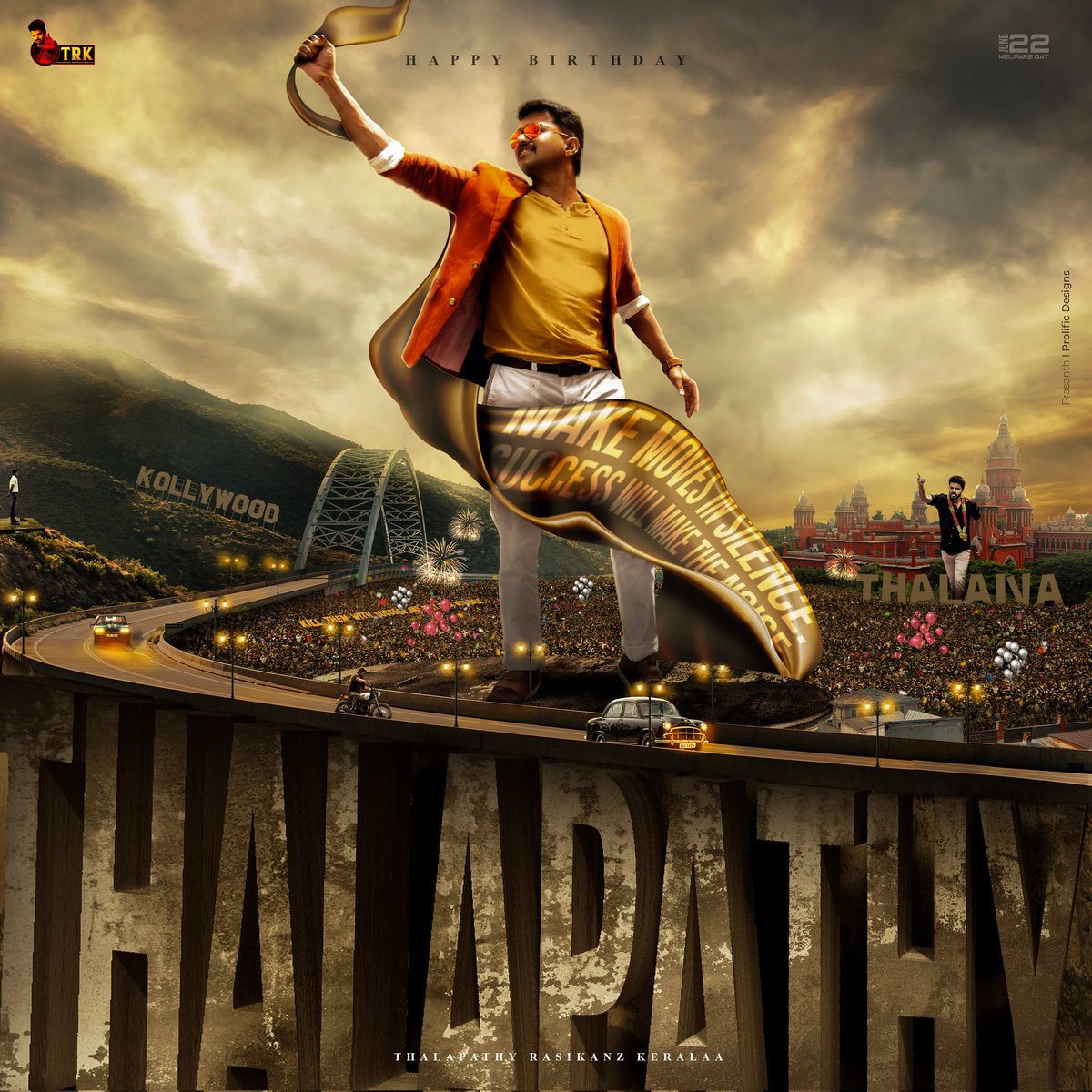 Toekofficial's tweet photo. We Are Delighted To Release The Special CDP From @TRKerala_Off To Celebrate #Thalapathy @actorvijay Birthday 🎉

Design By @prolificdesign5 

#Thalapathy48BirthdayCDP
#Thalapathy66FLon21st
#Beast #Thalapathy66 https://t.co/PmvdDTkzJH