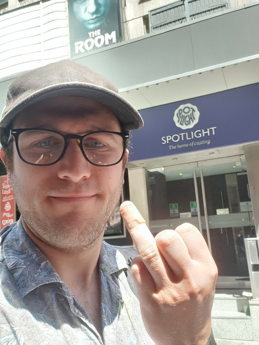 Top Acting tip. When you go for an audition make sure you're memorable and stand out. For example start chucking bloody everywhere. 🤦‍♂️