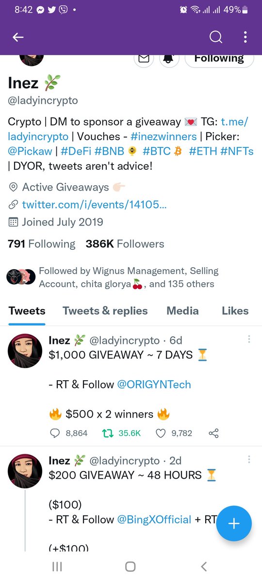 jubitch07's tweet photo. @ladyincrypto https://t.co/UTYxCHl45a