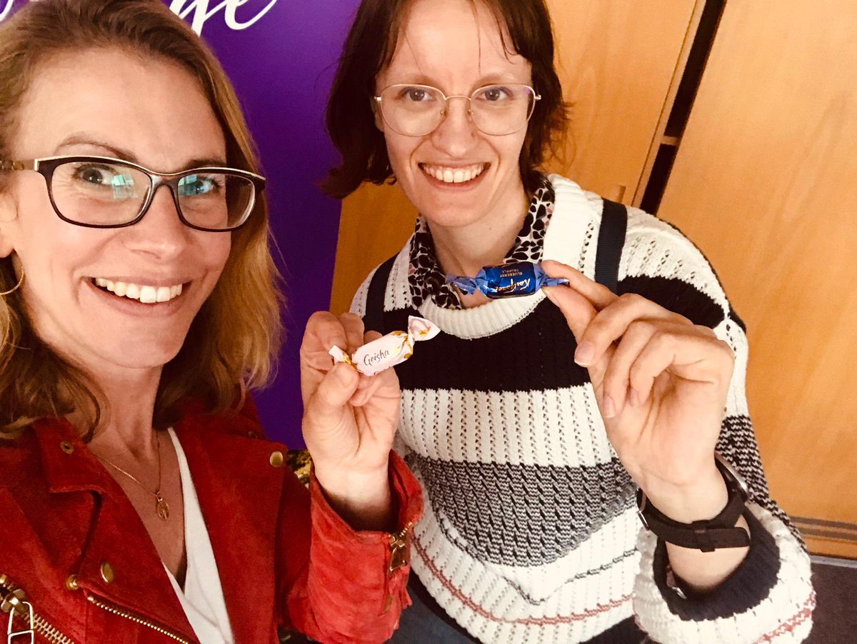 Awesome to have @Nikinmaa_L in our office today, bringing #chocolate named Geisha 🥰. We also discussed #ThingsIdo4Resonate, but today was more about #ThingsIeat4Resonate I suppose @RESONATE_forest