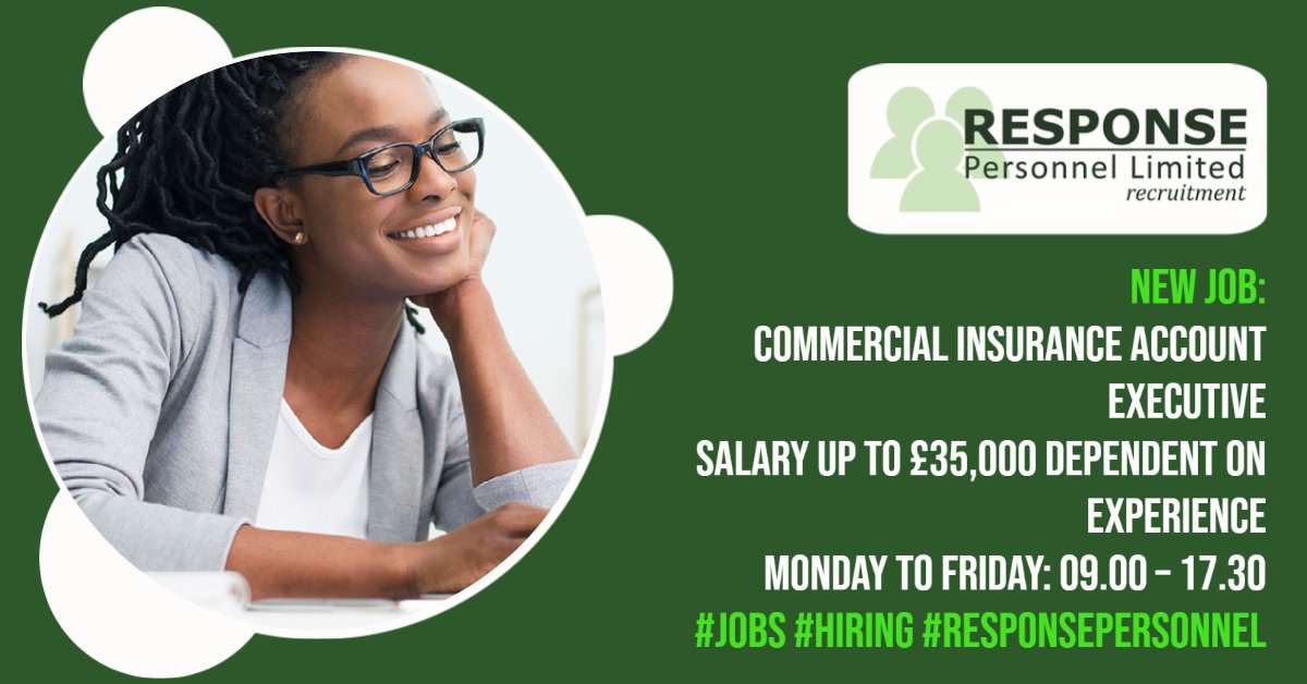 ResponseJobs's tweet photo. New Job:
Must have Commercial Insurance experience either from a Broker or Insurer.
Based Luton
Ref: 2022052001
#jobs #hiring #responsepersonnel https://t.co/NU7j5ckuWr