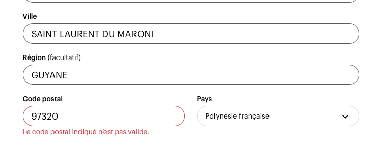 primofrances's tweet photo. @Vistaprint Tell me when you can fix this bug on your website?  
It's been more than 1 month since I reported this problem on your website. Which prevents me from placing an order in French Guiana. 

I would like to place an order plz

#webdesign #fixbug #webmaster #code https://t.co/mXoiU3Af3T