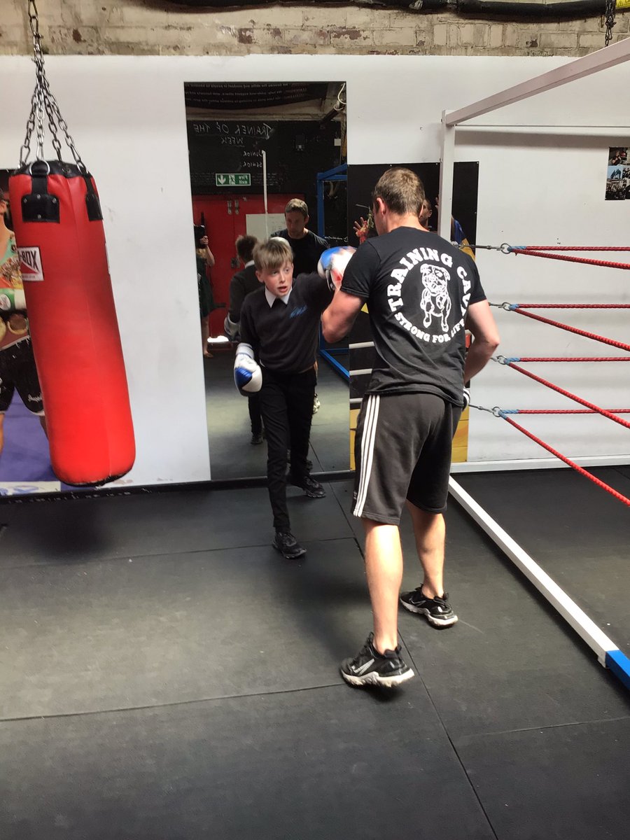 Group4Reach's tweet photo. What a super boxing session at @TrainingCave learning all about self-control and strength. https://t.co/XFf5q9dtN1
