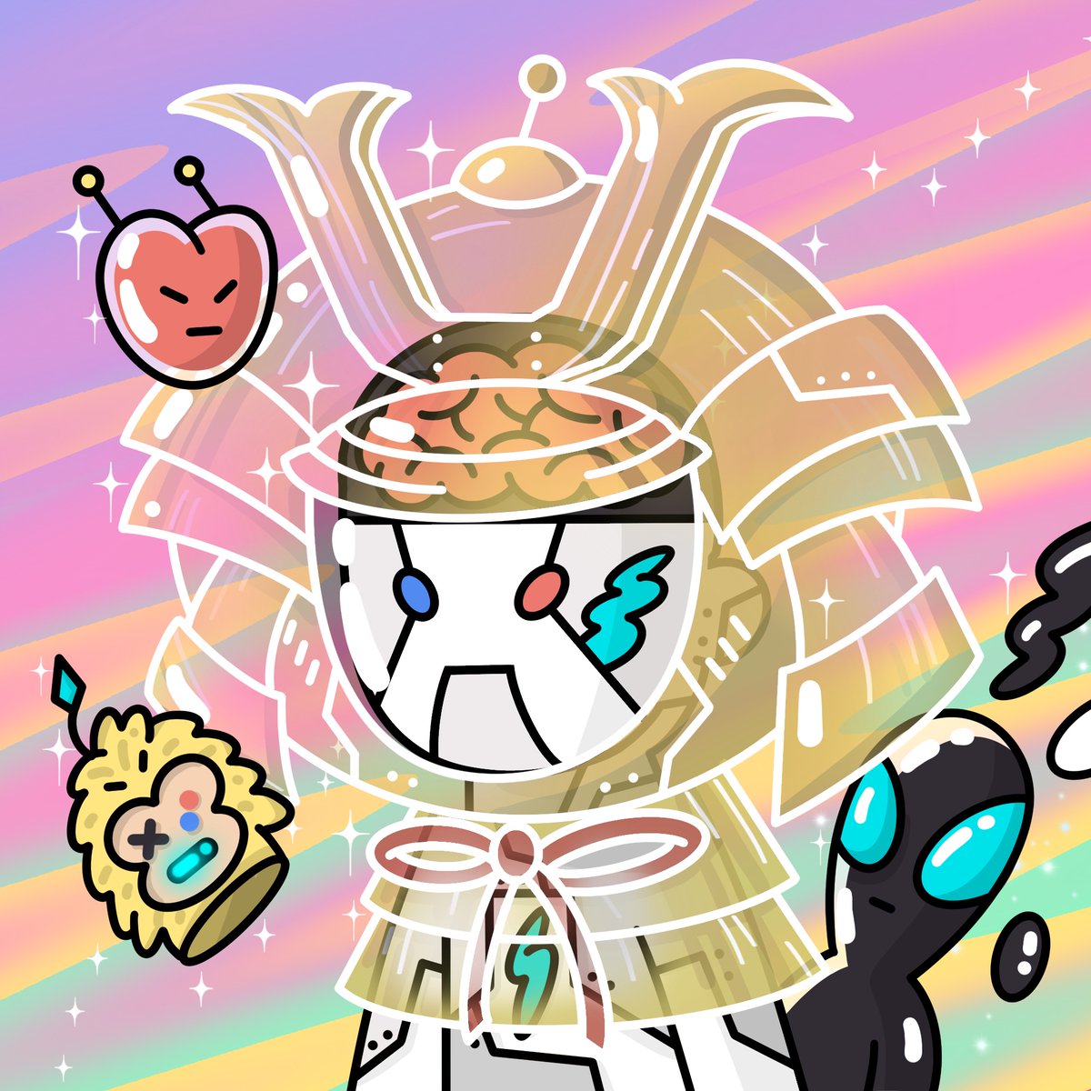 Please welcome our last tribe! 
No.8 Robot

Likes: Chess, Classical Music, Buy the rumors and Sell the news
Dislikes : Football, Verifying “I’m not a robot” on Dyno

Giveaway 3 Bubblylists-48 hrs
- Follow us
- Join DC (link in Bio) &amp; Say "Bu-Bo!"
- RT,♥️ &amp; tag frens

#BubblyStory