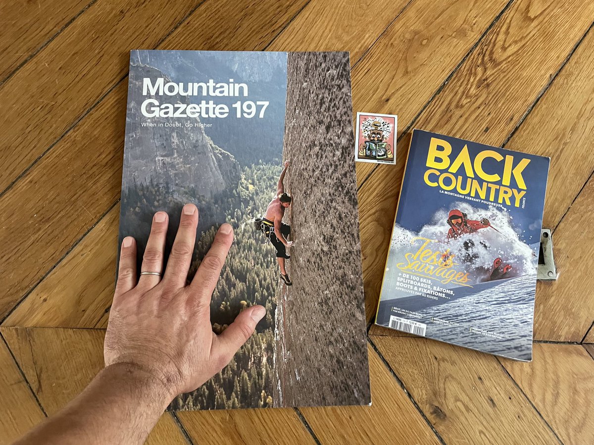 My first issue of Mountain Gazette just landed in Paris🇫🇷
✅it’s huge
✅it’s beautiful
✅can’t wait to read every single character printed in here (even the ads look gorgeous)
Thanks @skiingrogge #printisnotdead