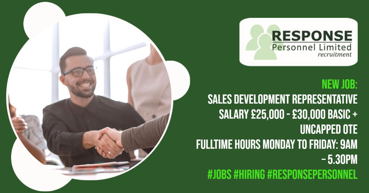 ResponseJobs's tweet photo. New Job:
Hybrid working, 2 days on site in Luton and 3 days working from home
Must have previous telephone sales experience.
Based Luton
Ref: 2021120301
#jobs #hiring #responsepersonnel https://t.co/aNS4zx8Fyi