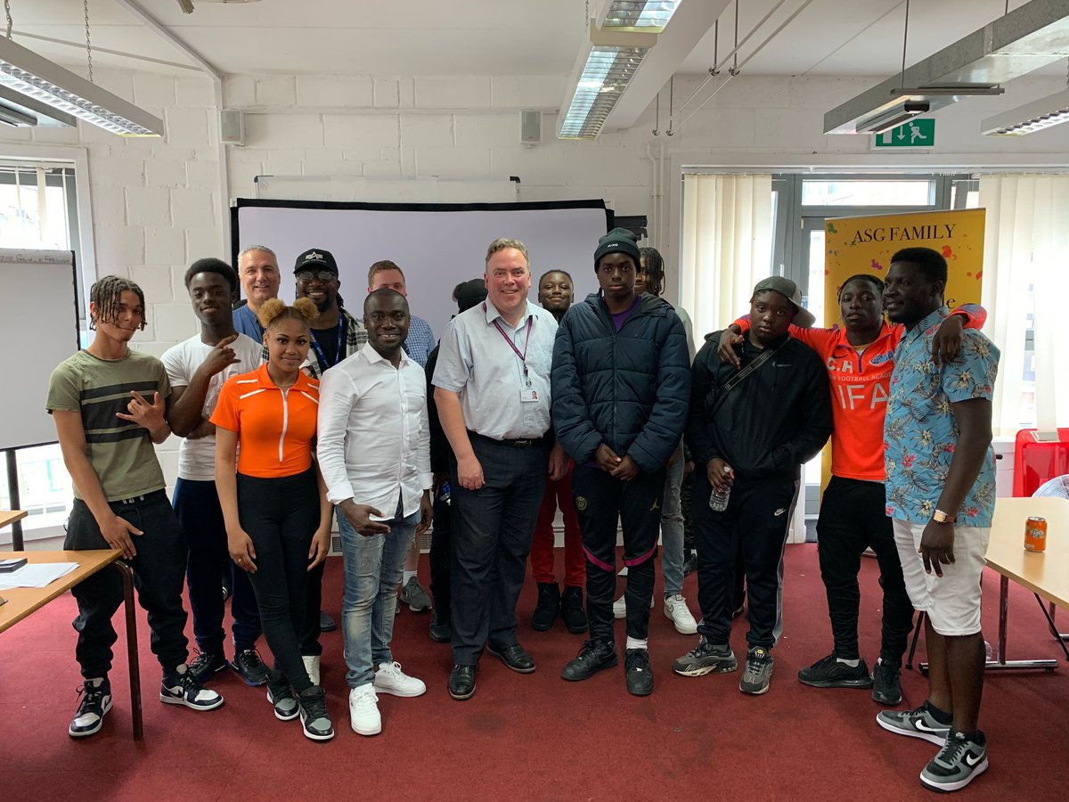 Great to join the ASG Family at the CVA on London Road yesterday, to discuss issues facing our young Croydonians.