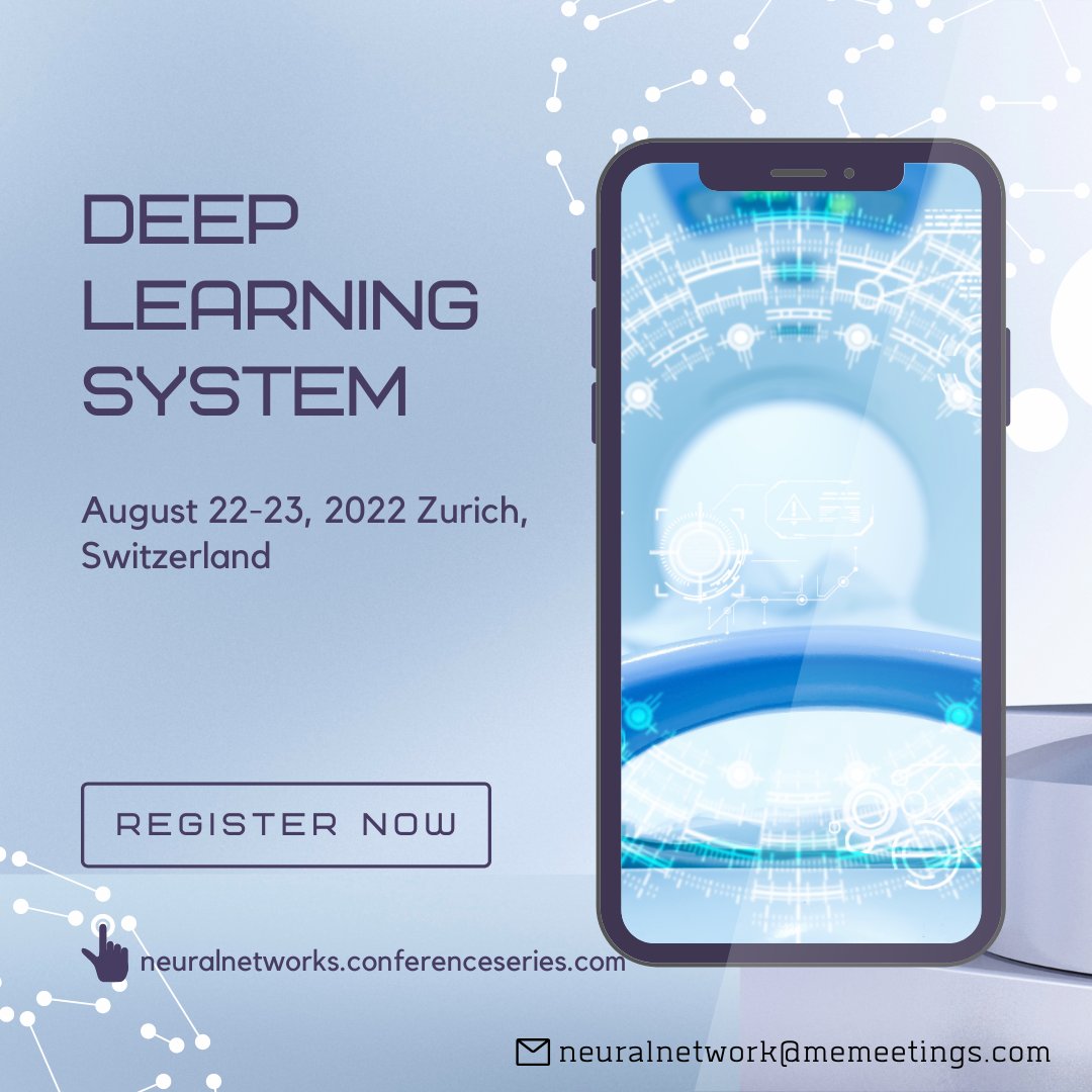 TrevorP63509855's tweet image. #Deep_learning is part of a broader family of #machine_learning methods based on #artificial_neural_networks with representation learning. Learning can be supervised, semi-supervised or unsupervised.
Whatsapp: +44-2039369064
Mail us at: meevents@memeetings.com
#machinelearning