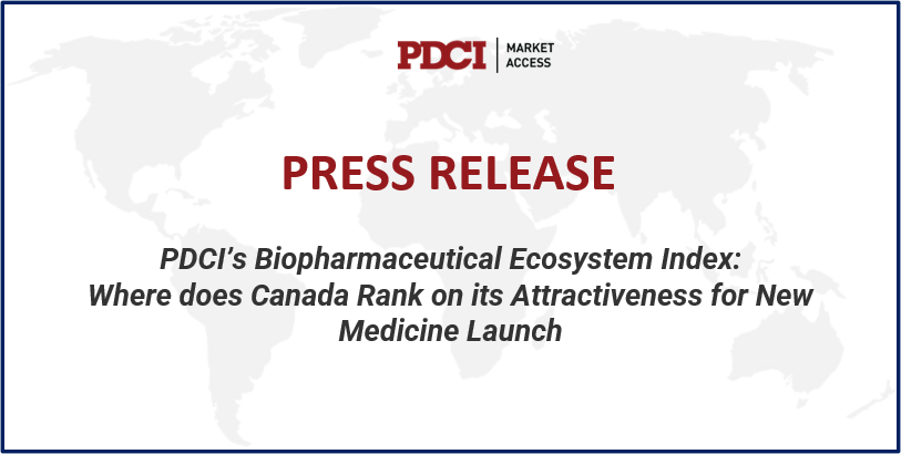 PDCImktaccess's tweet photo. PDCI new study finds Canada ranks 10th out of 14 countries on its attractiveness for new medicine launch. This extensive research serves to make this case and why policy makers must make the right decision to keep Canada ahead of the rest of the world. https://t.co/rFbwzqdH7M https://t.co/Yhdpi3LwFq