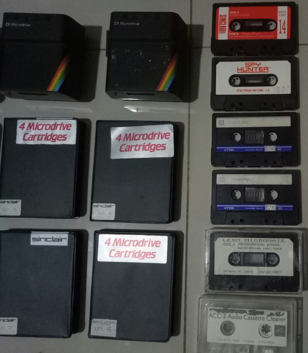 JohnDaviesIndo's tweet photo. Over the moon about this. First of many monthly parcels of ZX Spectrum stuff my dad is sending to me. So many great memories tied up with this little lot 😍👍 #ZXSpectrum #retrocomputing #retrogames #microdrive https://t.co/GqotojqtEy