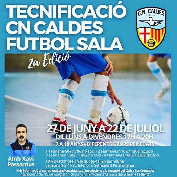 Últims dies, no us ho perdeu!!!@CNCaldesFS <a href="/EsportsCaldesM/">Esport que bull</a> <a href="/CNCaldesNatacio/">CNCaldesNatacio</a>