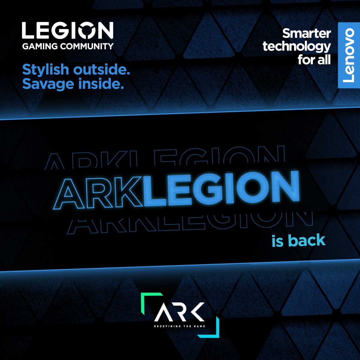 MiiiiiSH_1's tweet photo. 🚨HYPE ANNOUNCEMENT🚨
ARKLEGION is back! Join the Legion Gaming Community now to see what we are up to in the Gaming Industry!
Use referral code "ARKLEGION" when signing up to stand a chance to win some great prizes https://t.co/0i6RSOHPBH
#jointheark #arklegion #lenovolegion https://t.co/ORsVj6h01J