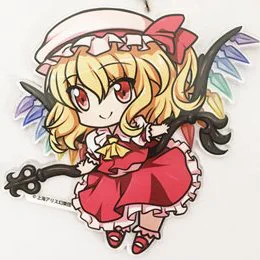 そう言えば以前お仕事で描かせて頂きましたね。

【東方プロジェクト 超艶アクリルキーホルダー フランドール・スカーレット #amiami https://t.co/rc7zx9BbL2 】 