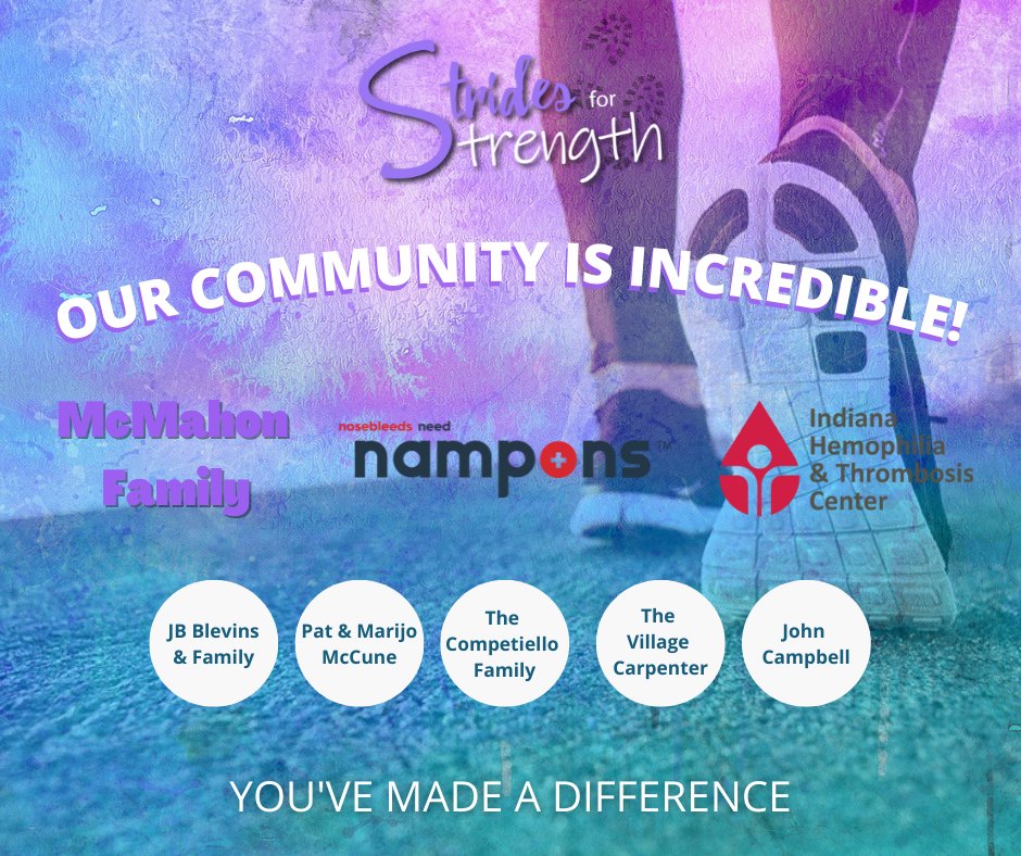 curehht's tweet photo. With our 3rd annual #StridesForStrength event concluded, we must give a heartfelt shoutout to our generous sponsors for making it happen! Our work to advocate for #HHT patients around the globe wouldn't be possible without the generous support of our incredible community #CureHHT https://t.co/qsR6xBiSSY