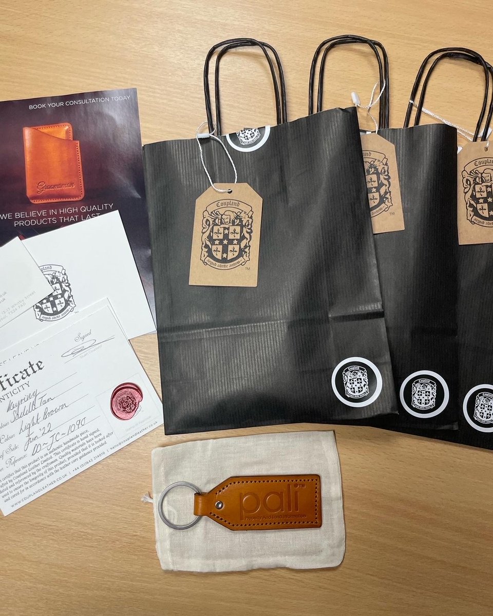 Paliltd's tweet photo. Thank you to Coupland Leather for our lovely handmade, leather PALI key rings. https://t.co/AmADXPjKsv