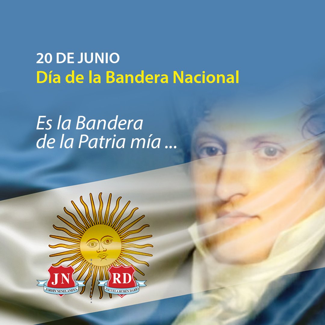 ComplejoEdu's tweet photo. "Es la Bandera... de la Patria mía...🇦🇷🎼"
20 de Junio, día de la Bandera Nacional en conmemoración del fallecimiento del gfan Manuel Belgrano. https://t.co/JElDsw1q6G