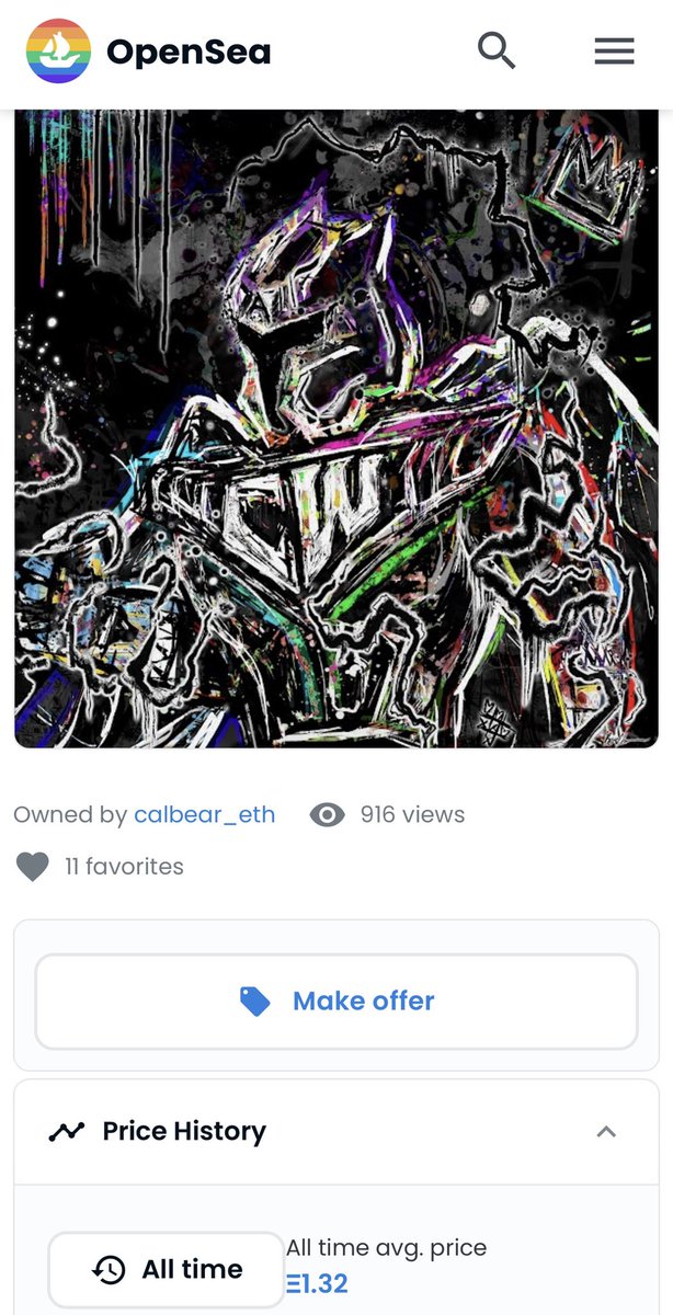 Collection Overview Pt 1

This is ABSTRACTO, the abstract meta deity. Creator of the #Abstractars

Rarest piece in the set &amp; a combination of the all the art. 

It sold at auction for 1.32 ETH

A glimpse of what’s to come 😈📈

#WeAreAbstract #AbstractFollowAbstract
#ChromaWorld