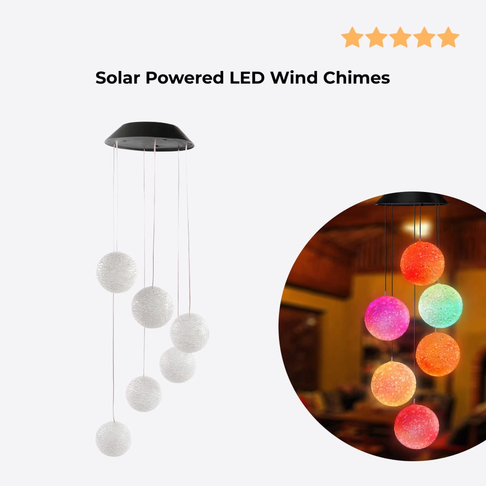favouritemarts's tweet photo. The LED lights of our Solar-Powered LED Wind Chimes hang from any ceiling and smoothly change through rainbow-esque colors, creating a mysterious atmosphere.
Hurry up to grab yours - they sell fast!
https://t.co/60qshGN88k https://t.co/bAsusDyXJp