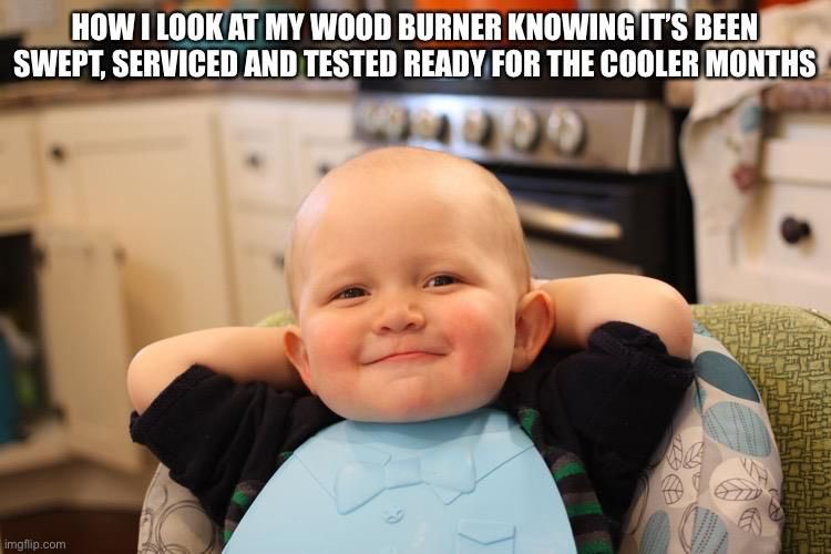 SweepsChimney's tweet photo. The warmer months are here 😎☀️Now is a great time to get your wood burner swept and serviced ready for the cooler months. 
Call us on 07907 1322226 or book online 24/7 https://t.co/HfXTH70uJs https://t.co/g0fJyqFxQj