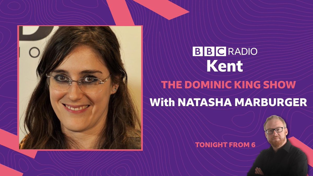 Tonight from 6 <a href="/BBCRadioKent/">BBC Kent</a> 
🎥 Film producer <a href="/NMarburger/">Natasha Marburger</a> #Margate 
Exclusive Interview <a href="/_KarlQ/">Karl Queensborough</a> <a href="/HamiltonWestEnd/">Hamilton West End</a> <a href="/LadyMMusical/">Lady M - A New Musical</a> 
<a href="/robinfnixon/">Robin Nixon</a> report <a href="/festability/">Festability</a> <a href="/quexpark/">Quex Park</a> 
Theatre <a href="/johntheatreguy/">john martin</a> 
Kent Sessions <a href="/iamcaseydale/">Casey Dale</a> 
#weconnect festival <a href="/CanterburyFest/">Canterbury Festival</a> #TDKS