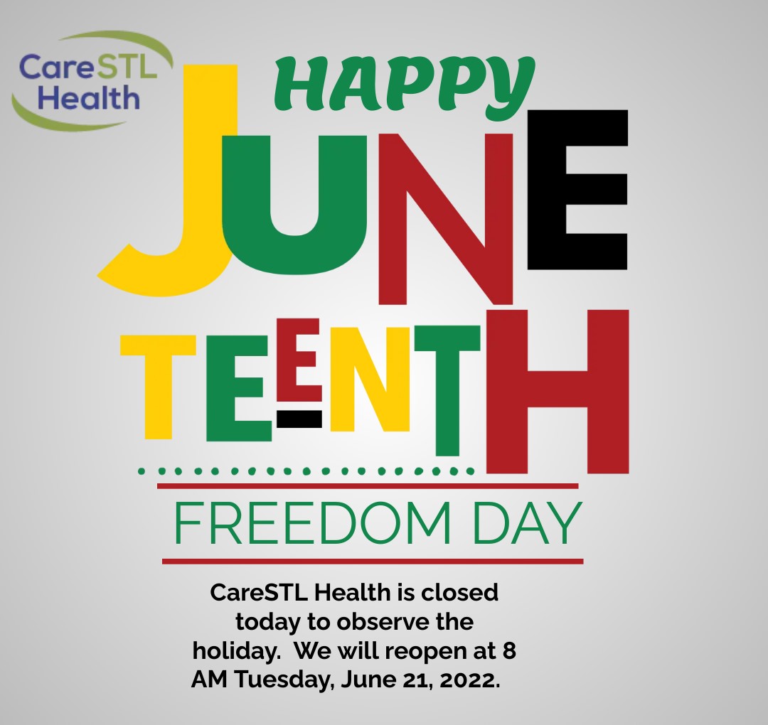 Happy Juneteenth!  A gentle reminder, we are closed today. Enjoy!  
#celebration #freedom #health #wellness #holiday #humanity #healthyliving #healthyoutcomes