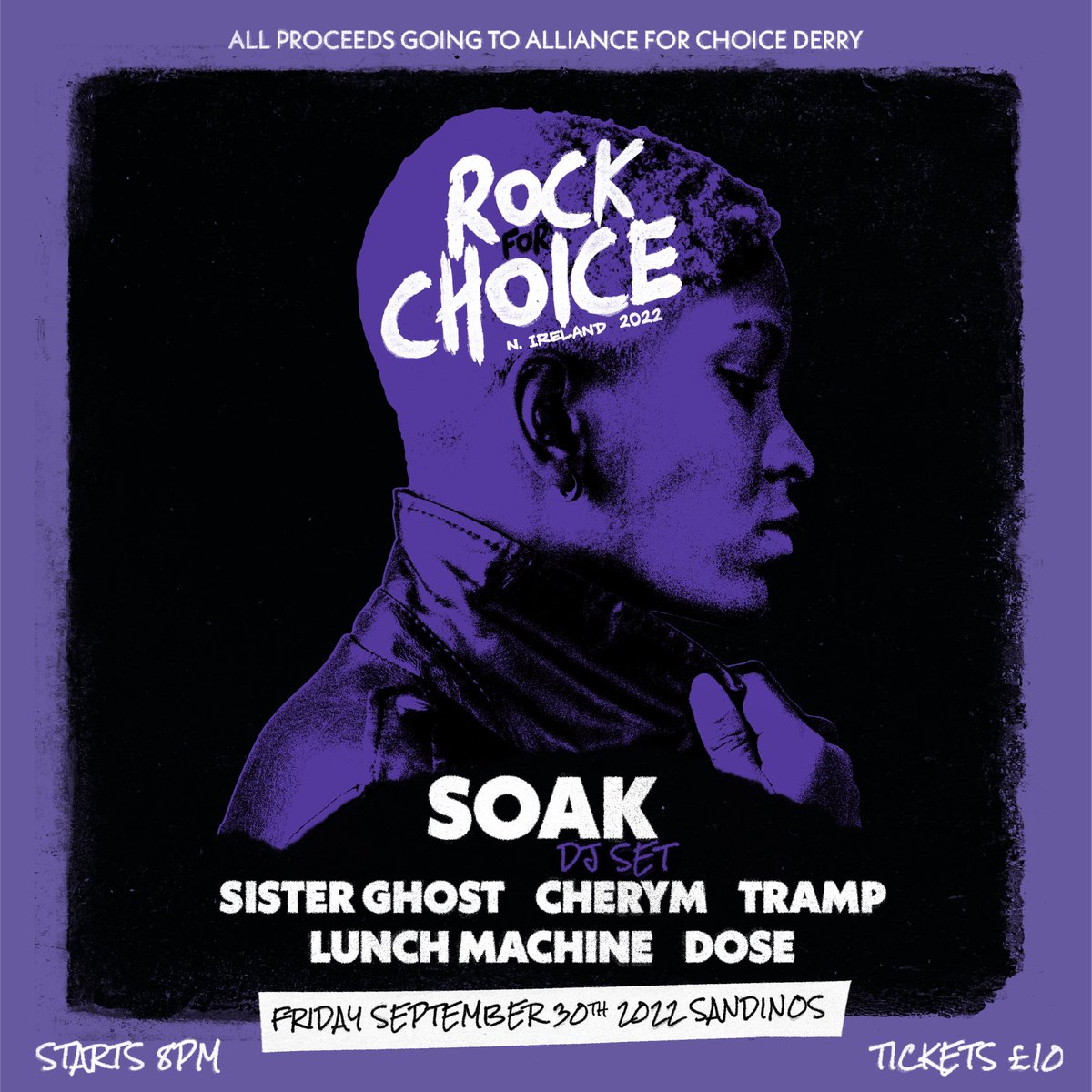 Rock For Choice NI is back! This time they are raising funds for @a4cderry with an incredible lineup! Tickets on sale soon! #rockforchoice