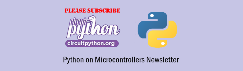 Please let folks know (retweet, send the link, etc.) that the #Python on Microcontrollers Newsletter is the free publication one should receive in their email box every week. Completely spam free. #MicroPython #CircuitPython