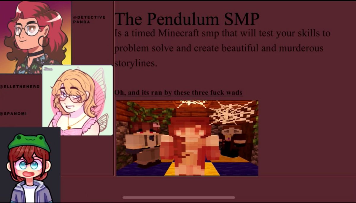 Elle_Sunflower1's tweet photo. Oh, what's this? @pendulum_smp @Detectivepanda_ @Spanomi1 😅Come and see what's up! https://t.co/lqIc6UXVu1