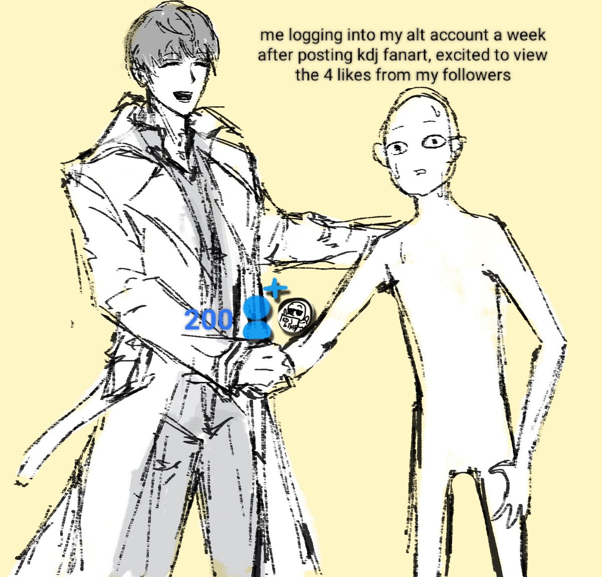 teefiing's tweet image. i am contractually obligated to let u guys know i only make memes and doodles 99% of the time 🙇