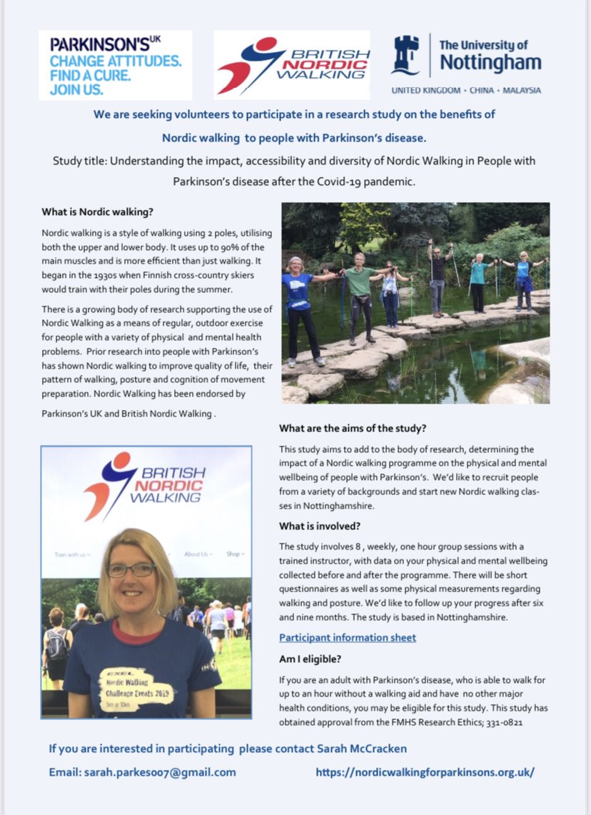 Marina Otley (@marinaotley) on Twitter photo <a href="/ncitycare/">Nottingham CityCare</a>’s Sarah McCracken will be at Wollaton Arts Festival on 26th June 12.30-5pm promoting Nordic Walking for people with Parkinson’s with cupcakes, bunting, and Nordic walking taster sessions. Still places available on this brilliant research trial. <a href="/ncitycare/">Nottingham CityCare</a>’s Sarah McCracken will be at Wollaton Arts Festival on 26th June 12.30-5pm promoting Nordic Walking for people with Parkinson’s with cupcakes, bunting, and Nordic walking taster sessions. Still places available on this brilliant research trial.