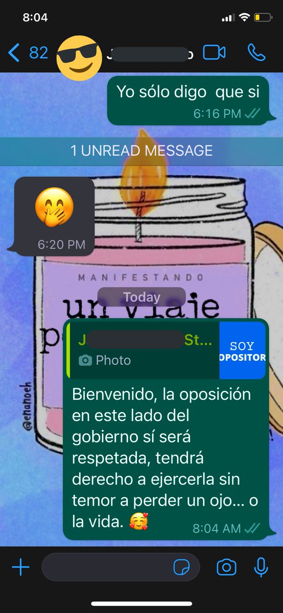 Ya estoy repartiendo saludos, amor y reconciliación  por WP. Todo porque <a href="/petrogustavo/">Gustavo Petro</a>  ES MI PRESIDENTE. 🥰🥰🥰