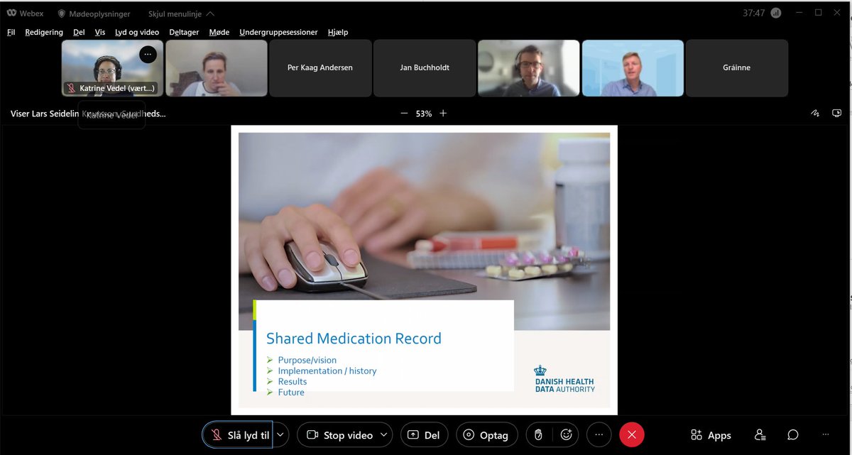 HealthcareDK's tweet photo. @HSELive, which runs all of the public health services in Ireland, participated in an knowledge exchange with the Danish Health Data Authority and Trifork to learn more about the Danish experience of developing and implementing the Shared Medication Record 🇮🇪🇩🇰 @grainnedy @ka2ve https://t.co/BAP4rflKOq