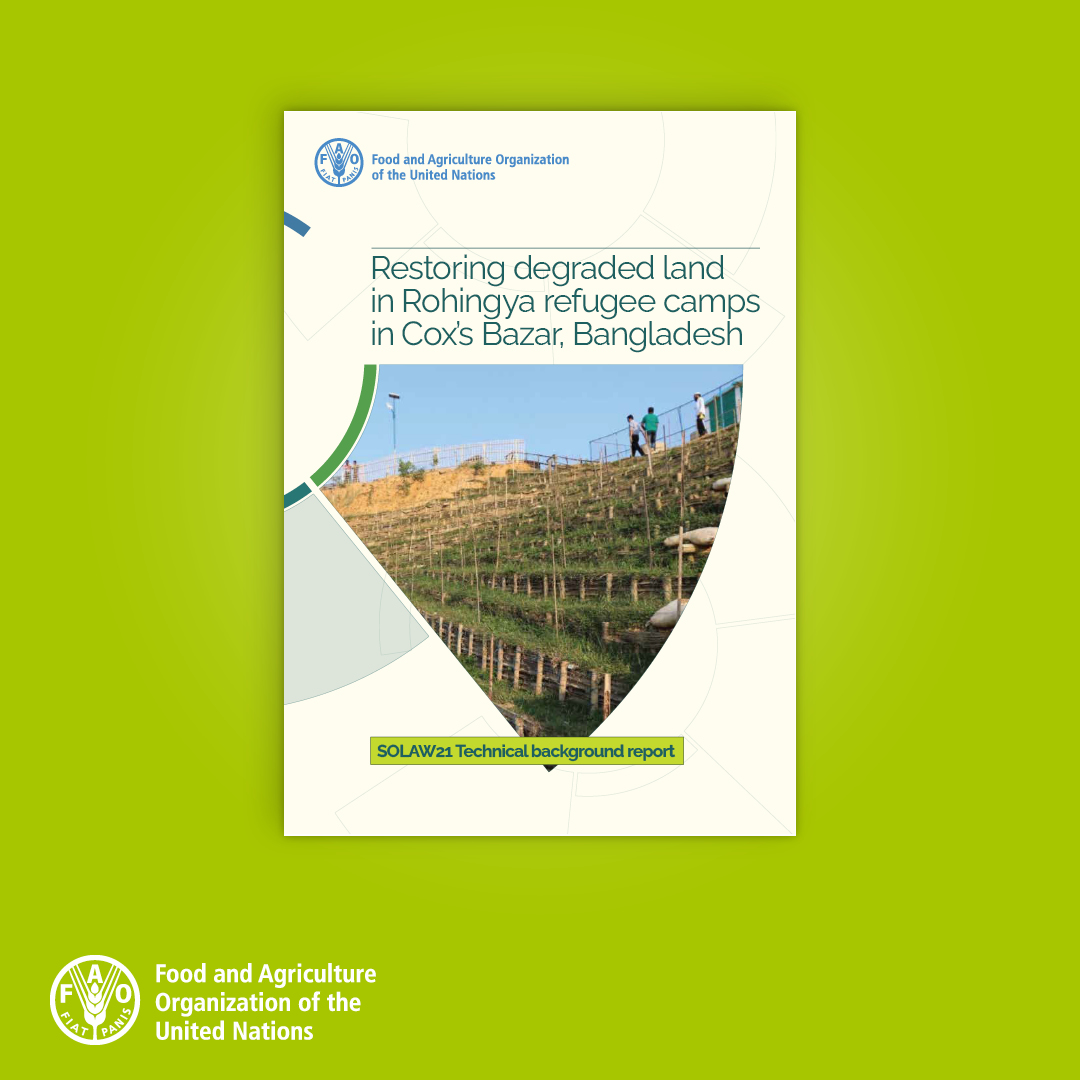 FAOKnowledge's tweet photo. 📢 Out now: A new @FAO case study explores an integrated approach to fight environmental degradation around Rohingya refugee camps in Bangladesh.

On #WorldRefugeeDay, check out this publication 👉 https://t.co/5ZI41NKqLD https://t.co/PlAJdETELV