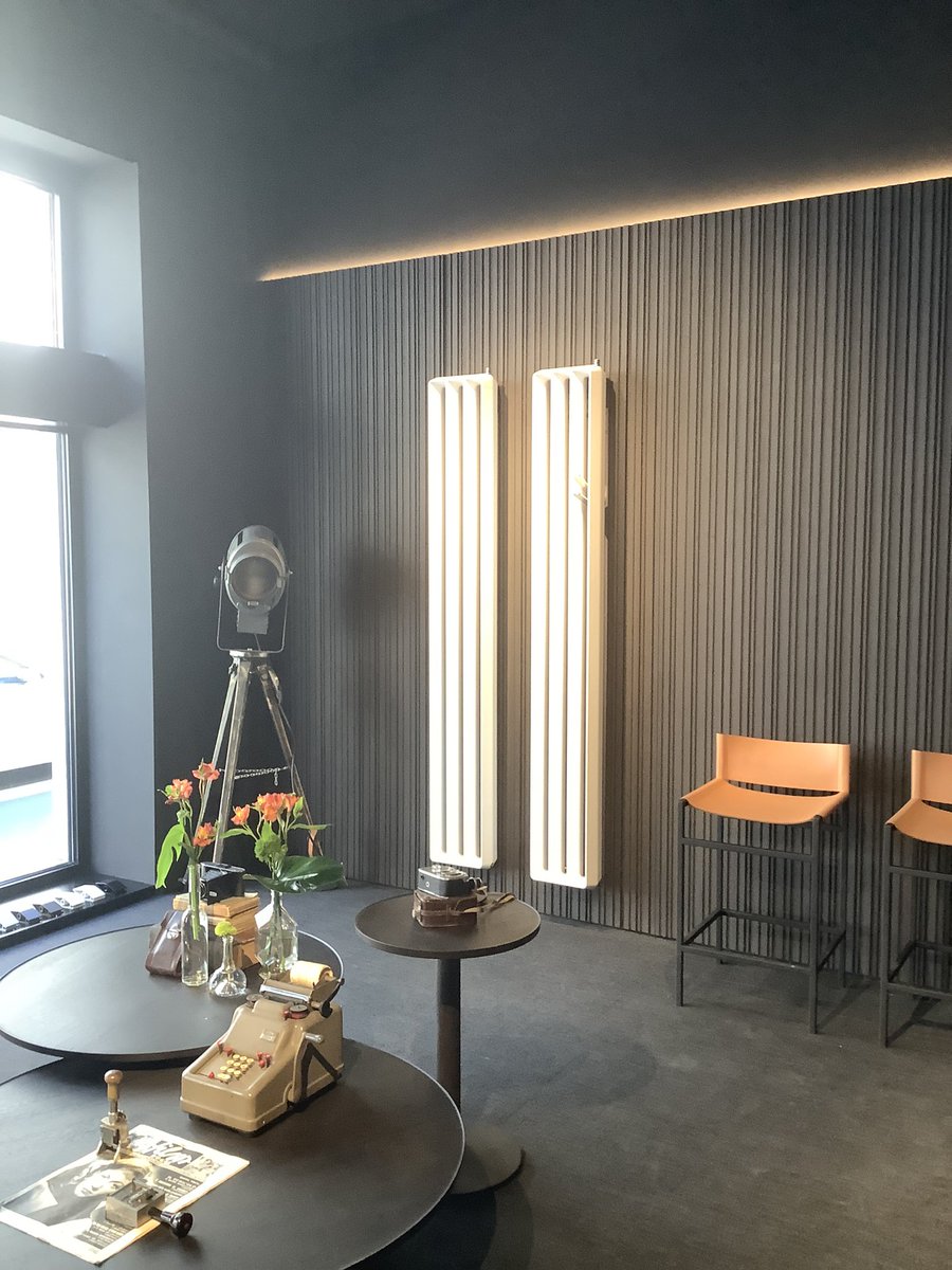 heolby's tweet photo. On walkabout in Milan we visited several showrooms including Antrax radiators with their cutting edge design, @LaufenBathrooms showcasing the exciting new additions to Alessi range &amp; then Fiora cleverly combining new shower tray designs &amp; matching furniture. A great experience! https://t.co/rjjiJ8ROHU