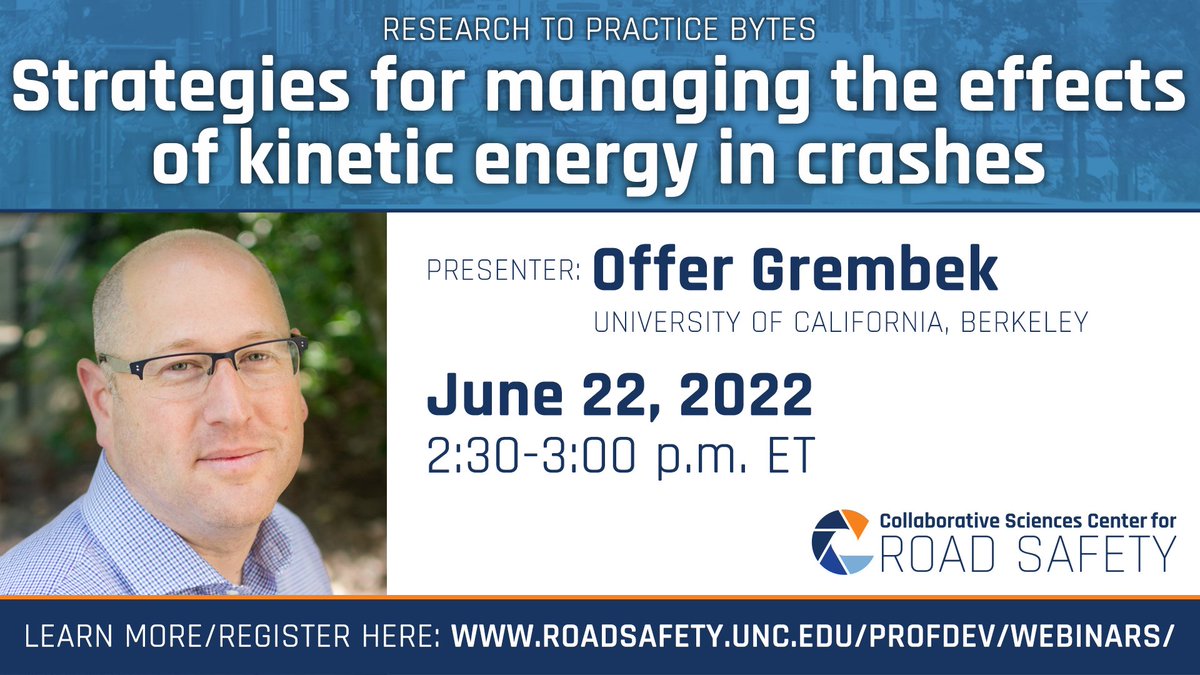 Collaborative Sciences Center for Road Safety tweet media