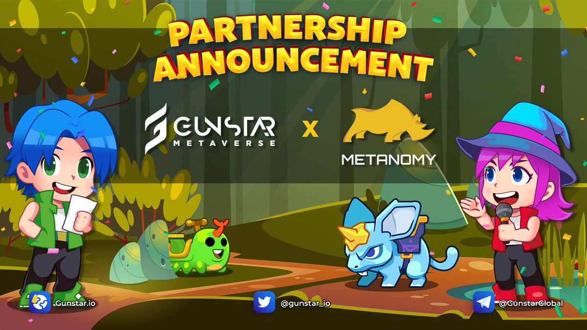 🤝 Introducing the latest member of Gunstar Metaverse’s Gaming Alliance, <a href="/Metanomy_GG/">Metanomy 🦏</a>  - A well-known gaming guild with a huge community full of GameFi enthusiasts.

#Gunstar #Metaverse #RaidBoss #JourneyToSaveStarWorld #Gamefi $GSTS $GSC #PlayToEarn #FreeToPlay