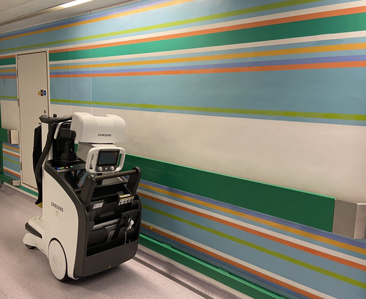 owen_ccRN's tweet photo. Time for the Bridget Riley walls to have their regular touch-up. They remind me that I work somewhere special. https://t.co/SjR6FhVsJV