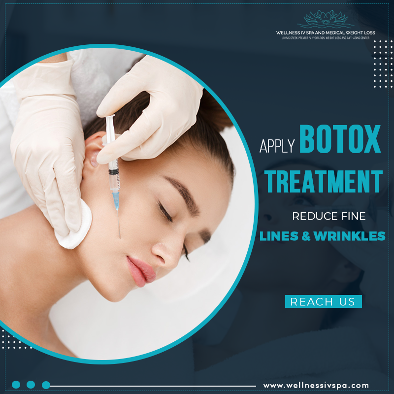 wellnessivspa's tweet photo. Wellness IV Spa &amp; Medical Weight Loss Center presents effective #Botox #treatments. It reduces #facial #wrinkles, neck spasms, lazy eyes, etc. The application even prevents chronic #migraines. 
So get yourself treated today!
Click on https://t.co/Kga4R2DvTW 
#botoxtreatment #skin https://t.co/8umYycLdJS