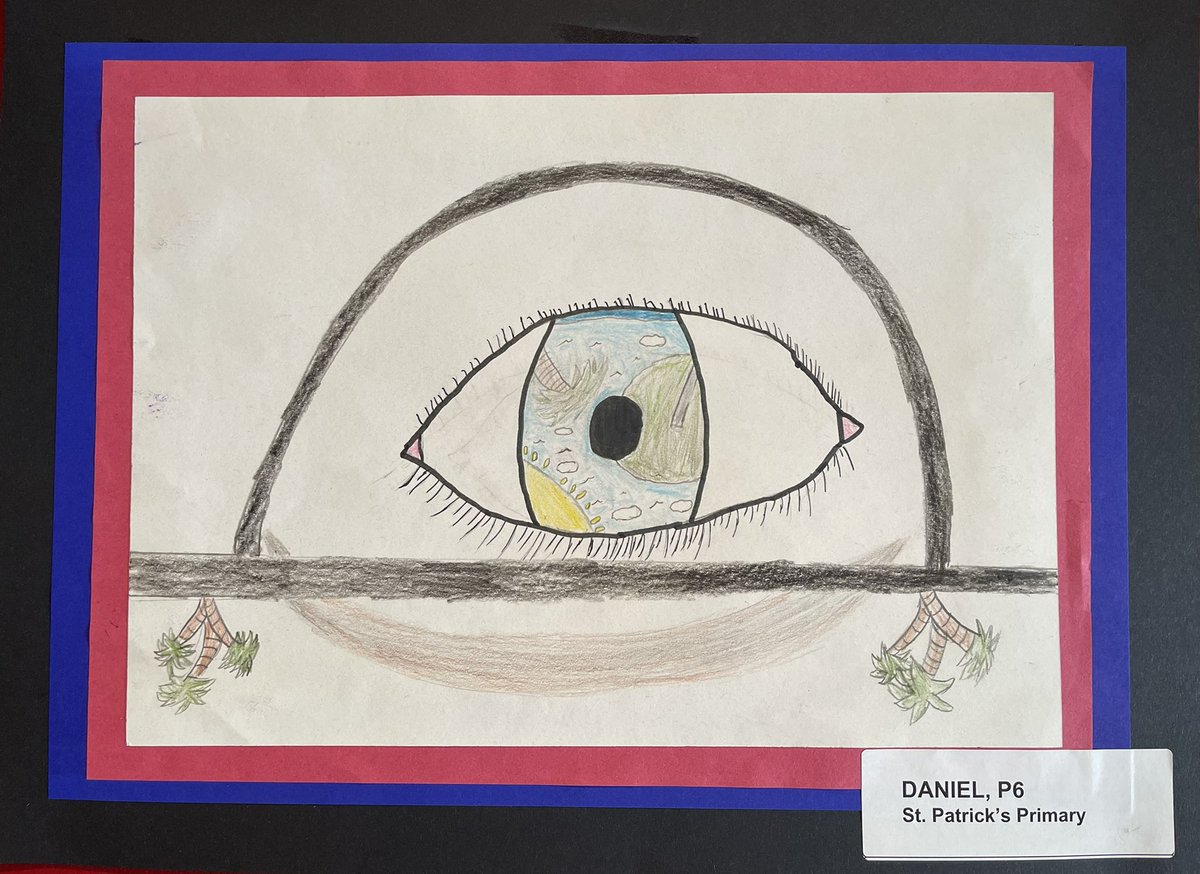 OurPandemicSAC's tweet photo. Daniel, Evie, Luisa and Monica (P6) @StPatricksTroon reflect back on their lockdown experiences in these gorgeous drawings 

#lockdown2020 #reflections #covid19 #art #rozellehouse 

You can see these and many more at Rozelle House, Ayr until Wednesday 22 June, 5pm https://t.co/JdaHstgcco