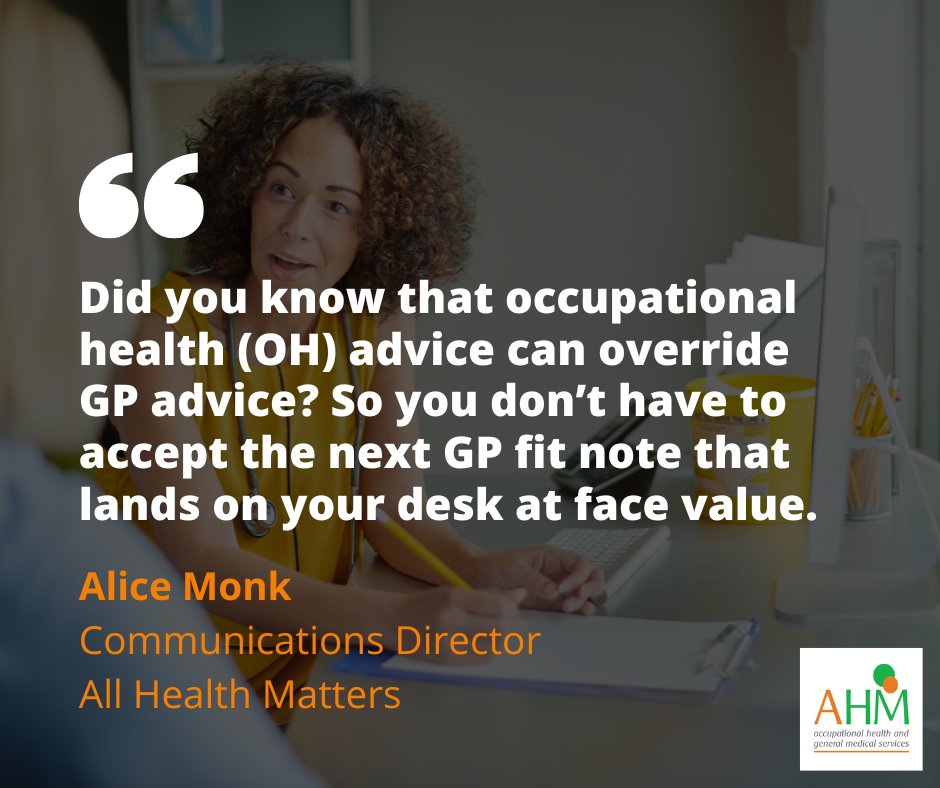 AHM_AliceM's tweet photo. I wrote this article for @SOMNews and #OHAW22 because so may SMEs don't have OH support in place - either because they don't know it exists or don't understand what it's about.
What do you think?
https://t.co/FgdjZcjc6t
@allhealthmatt #OHAW22 #SMEs #SMEUK https://t.co/85zy0tROop