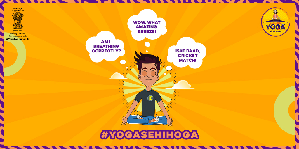 NickIndia's tweet photo. Hit ❤️ if you relate and while you’re at it, send us your yoga pics and videos here - https://t.co/HlPzGAApDb ‘cause you know that #YogaSeHiHoga 😉
@moayush
#YogaForHumanity #YogaTime #YogaDay #Contest #Nickelodeon #NickIndia #Chikoo #LetsYoga https://t.co/aPr3FpKev6