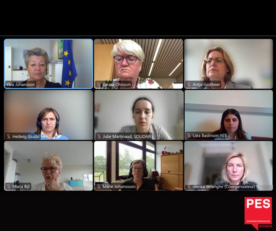 PES_Women's tweet photo. Today is #WorldRefugeeDay 

👉🏽 The gender perspective is of paramount importance for effective migration policies

🗓 This afternoon, our VP @MarjaBijl attended the @PES_PSE Migration &amp; Integration Network, where members exchanged with Commissioner @YlvaJohansson about key issues https://t.co/zWY6cpbRJi